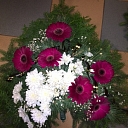 Luxurious funeral bouquets in Rezekne
