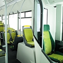 ISUZU Citibus interior from the front