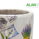 ALANDEKO interior flower pots vases lavender