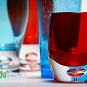 ALANDEKO посуда цветные стаканы синие красные