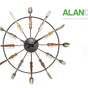 ALANDEKO interior, gift clock for the kitchen