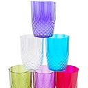 ALANDEKO tableware colored glasses