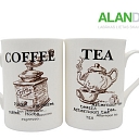 ALANDEKO kitchen cups for tea coffee