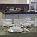 ALANDEKO tableware porcelain set