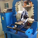 Wheel rolling in Tukums, Disc service