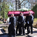 Organization of a funeral ceremony in Liepaja