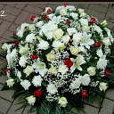 Funeral wreaths in Liepaja