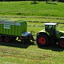 Tow truck Claas Qantum tractor Konekesko