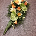 Funeral floristry, flower bouquet