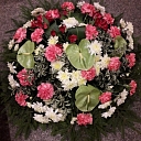 funeral floristry, funeral wreath