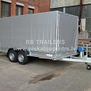 Piekabe trailer tents  divasu brake kaste