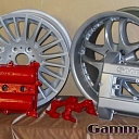 powder coating of car parts