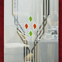 Стеклянные двери матовые