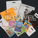 Advertising bags with printing.