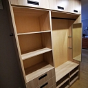 Built-in cabinets by individual order.  "GS Fittings"