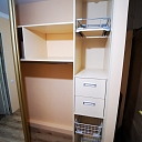 Built-in cabinets by individual order.  "GS Fittings"