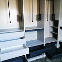 Built-in cabinets by individual order.  "GS Fittings"