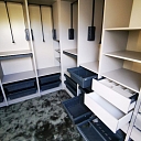 Built-in cabinets by individual order.  "GS Fittings"