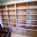 Custom-made furniture.  "GS Fittings"