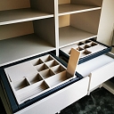 Custom-made furniture.  "GS Fittings"