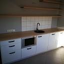 Kitchen equipment upon individual order.  "GS Fittings"