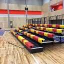 Tribīnes sporta zālei