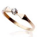Gold engagement rings with diamonds