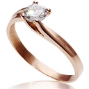 Gold engagement rings with diamonds