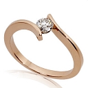 Gold engagement rings with diamonds