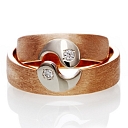 Custom-made gold wedding rings