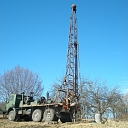 Installation of wells in Kurzeme
