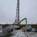 Installation of deep wells in the lower end