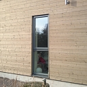 Wood aluminum windows
