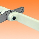 Chain with plates of another material