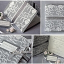 Invitations with lace