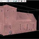 Old Tallinn castle. 3D laser scanning