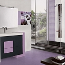 Tiles in modern shades, purple tiles