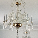 The chandeliers of the President's office in Riga Palace - restored