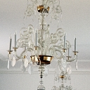 The chandeliers of the President&#39;s office in Riga Palace - restored