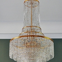 ArtDeco chandelier in the interior of Riga Palace - restored