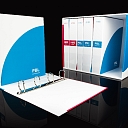 Registry files, material samples, store Displays, boxes and bags