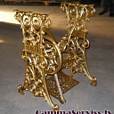 metal article powder painting