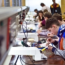 Electronics, soldering training Riga Technical College