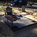 Original grave site improvement