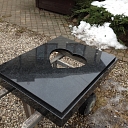 Original granite tombstones