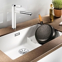 BLANCO faucet, BLANCO LINEE, INFINO strainer, INFINO, SILGRANIT, stone mass sink, granite sink, sink, BLANCO SUBLINE