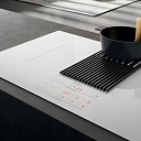 NIKOLATESLA, NIKOLATESLA LIBRA, HOOD, HOB, INDUCTION, induction surface, cooker hood, kitchen scales, white induction surface, kitchen design, design hood