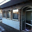 Plastic, wooden, aluminium windows