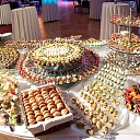 Banquet table setting, off-site catering