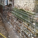 Concreting and strengthening of foundations